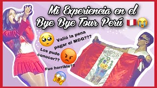 MI EXPERIENCIA EN EL BYE BYE TOUR PERU ❤️😍  CONOCÍ A KIM JD KIMA Y JUANITO [upl. by Kelsey]