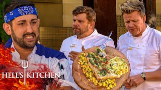 Cook On Wood Challenge Gets Rated By Chef Ramsay  Hells Kitchen [upl. by Efi]