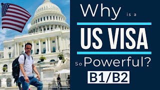 Why is a US Visa so powerful  45 Countries Visa on Arrival  US B1B2 Visa Benefit and Advantages [upl. by Lundberg]