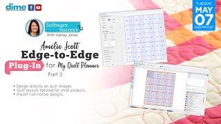 Amélie Scott Plugin for My Quilt Planner  Part 2  Software Success [upl. by Seumas]