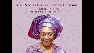 Evening of Tributes for Princess Patricia Gboloba Awune Peterside Née BobManuel [upl. by Zahavi]