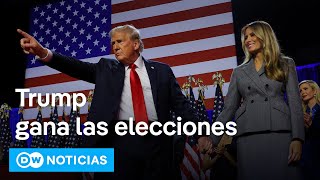 Donald Trump será el próximo presidente de Estados Unidos con el voto electoral y el popular [upl. by Ynohtnanhoj329]