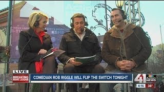 Rob Riggle talks about the 2013 Plaza Lighting show [upl. by Donell]