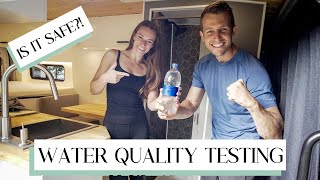 VAN RECIRCULATING SHOWER  WATER QUALITY TESTING [upl. by Filiano]