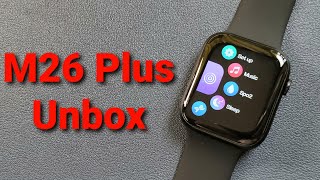 M26 Plus Smartwatch UnboxSeries Watch 6 Copy ReviewBetter DT100 HW22 Pro HW33 Plus [upl. by Anatollo888]