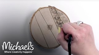 Woodburning Techniques  Extras Crafts amp Hobbies  Michaels [upl. by Anahsek251]