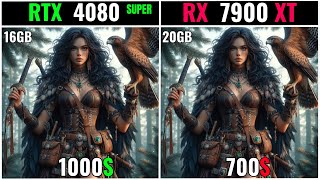 Rtx 4080 Super Vs Rx 7900 Xt  test in 20 games 1080p 2k  4k [upl. by Eanehs384]