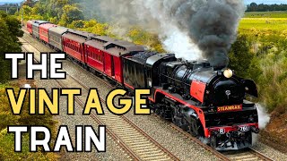 Steamrails Vintage Train to Castlemaine 2024 [upl. by Claretta]