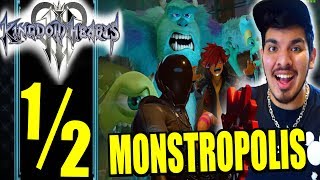 KH3 Movie Reaction Monstropolis Highlights [upl. by Oatis813]