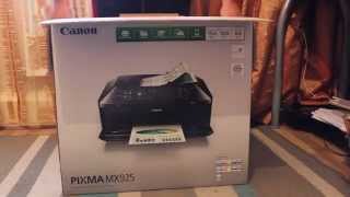 CANON PIXMA MX925 AllinOne Wireless Inkjet Printer  Unboxing HD [upl. by Letsyrhc525]