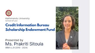 Credit Information Bureau Scholarship Endowment Fund [upl. by Sower]