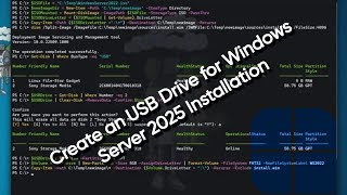 Create an USB Drive for Windows Server 2025 Installation [upl. by Shult]