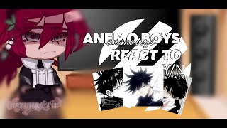 quot Anemo boys react to Yn quot ☆ GCRV ☆ Genshin impact ☆ jjk ☆ skit ☆ Genshin x Jjk ☆ viakazuha [upl. by Llehsem]