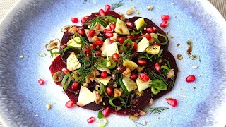 🍂 Österreichisches Rote BeteCarpaccio  einfach schnell lecker Perfekt für Herbst und Winter ❗ [upl. by Ashby327]