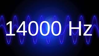 14000 Hz clean pure sine wave TEST TONE 14 khz frequency [upl. by Olodort246]