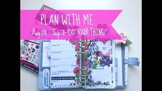 PLAN WITH ME  Personal Size  Medium Kikkik Planner  DO YOUR THING [upl. by Davey382]