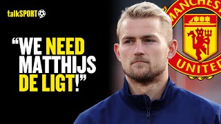 Jay Motty URGES Man United To SIGN Matthijs De Ligt To COPE With INJURY WOES At The Club 👀🔥 [upl. by Acinomal869]