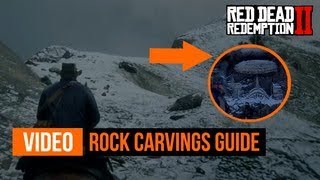 All 10 Rock Carving Locations in Red Dead Redemption 2 [upl. by Ahsad303]