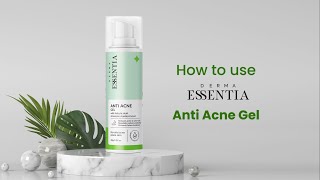 How To Use Anti Acne Gel for Clear Active Acne amp Pimples Derma Essentia acnetreatment acne [upl. by Gayner578]