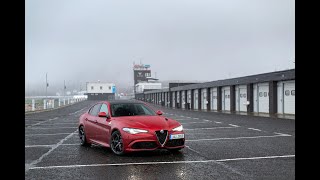 2019 Alfa Romeo Giulia Quadrifoglio  POV  Most Wet Drifting [upl. by Meekah182]