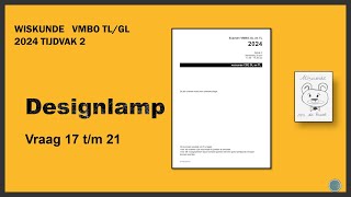 Wiskunde Examen Vmbo GLTL 2024 Tijdvak 2 Opg 17 tm 21 [upl. by Manwell]