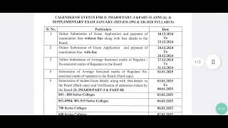 DPharm Exam Date Announced By Board officially ER1991 ER2020 [upl. by Stephine]