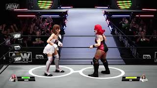 Abadon vs Riho  AEW Fight Forever [upl. by Tammi]