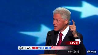 Bill Clinton DNC Speech COMPLETE Were In This Together vs Youre On Your Own [upl. by Nosyarg]