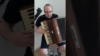 Ottavianelli Accordions and Leonard Brown try the new jazz wood model [upl. by Odnama883]