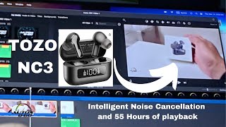 TOZO NC3 earbuds with Intelligent Noise Cancellation and 55 Hours of playback [upl. by Bertasi663]