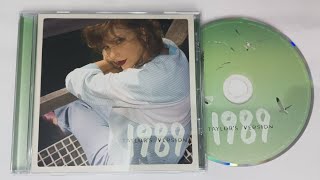 Taylor Swift  1989 Taylors Version Aquamarine Green Edition Deluxe CD Unboxing [upl. by Roch]