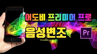 어도비 프리미어 프로 전화통화 목소리 음성변조 방법 [upl. by Gerrie]