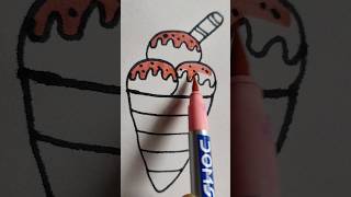 ice cream drawingart shortvideo [upl. by Ennaerb545]