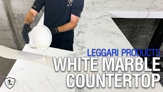 Faux White Marble Using Epoxy  Kit 1 [upl. by Eedyak]