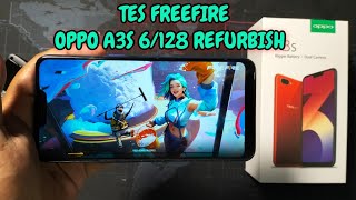 TES FREEFIRE OPPO A3S 6128 REFURBISH HARGA 500 RIBUAN  APAKAH LANCAR [upl. by Tibbitts]