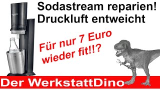 Sodastream reparieren  Undicht  Druckluft entweicht [upl. by Rehpinej]