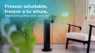 Ventilador de torre EnergySilence 690 Skyline de 50W y 29quot con temporizador y oscilación [upl. by Jennings397]