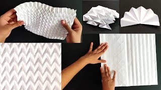 Learn Origami 01  Basic Paper Fold Patterns  How To Make Basic Folds By Deepali Karanjavkar [upl. by Ehsrop]