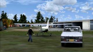 FSX ORBX Fall City airport scenery NatureFlow [upl. by Fortunna618]