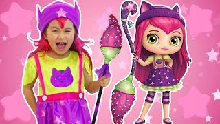 Little Charmers Magic with a Doll  Hazel gave a broom  Little Charmers full episode [upl. by Ial]