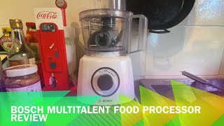 Bosch Multitalent Food Processor Review multitalent [upl. by Darach]