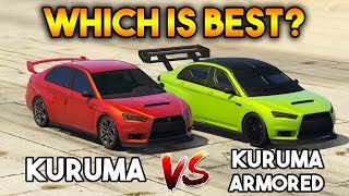 GTA 5 ONLINE  KURUMA ARMORED VS KURUMA WHICH IS BEST [upl. by Merritt]