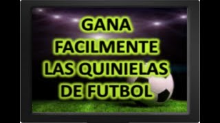 Gana facilmente las quinielas de futbol  Sistema MasterQ [upl. by Eelrak932]