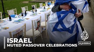 Muted Passover celebrations Jewish holiday overshadowed by war on Gaza [upl. by Enitsuj]