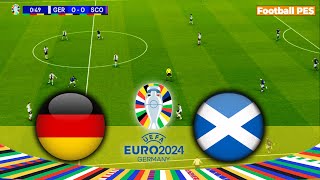 EURO 2024  Germany vs Scotland Group A  Full Match amp All Goals  Video Simulation Game [upl. by Jacqueline]