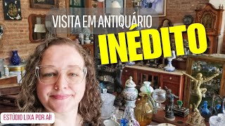 Visitando um ANTIQUÁRIO INÉDITO  São CarlosSP antiguidades raridades garimpodeantiguidades [upl. by Aisatna]