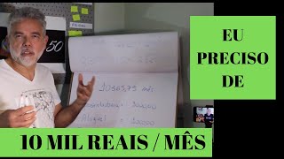 VIVER DE RENDA Preciso de 10000 reais mensais  como faço [upl. by Bianca]