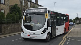 South Pennine Community Transpory SN64CUG On 341 To Stocksmoor [upl. by Eugenie42]