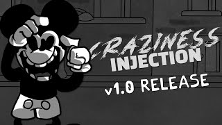 Friday Night Funkin OST Craziness Injection v10  Mickey Mouse  Souless Overjoy [upl. by Jesher]