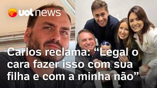 Carlos Bolsonaro reclama de foto do pai com bebê de Nikolas Legal o cara fazer isso com sua filha [upl. by Shandy]